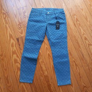 Guess Cotton Polka Dot Jeans
